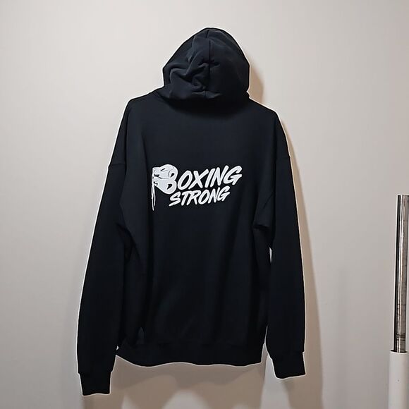 Boxing Strong size XL Black Hoodie Sweatshirt - Picture 4 of 5